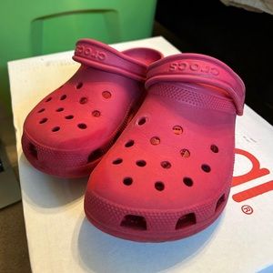 Red Crocs